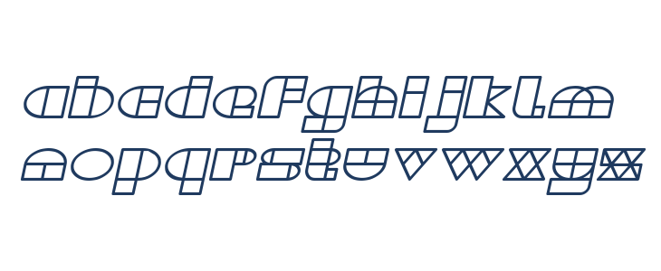 WAREHOUSE PROJECT Italic Lowercase