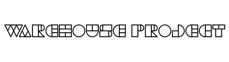 WAREHOUSE PROJECT Font
