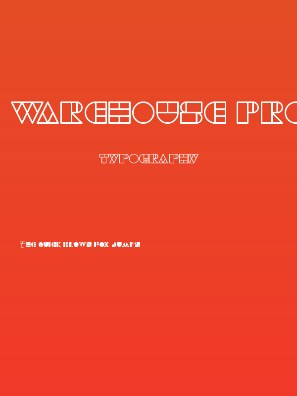 WAREHOUSE PROJECT Poster