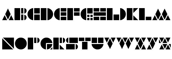 WAREHOUSE PROJECT Font LOWERCASE