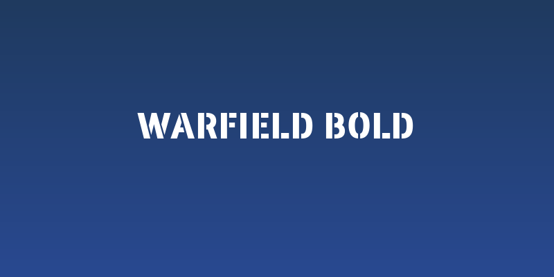 WARFIELD Bold Social Header