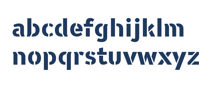 WARFIELD Bold Lowercase