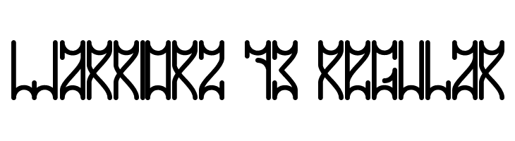 WARRIORZ 73 Regular  Frei Schriftart Herunterladen