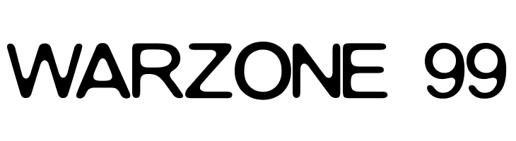 WARZONE 99  フリーフォントのダウンロード