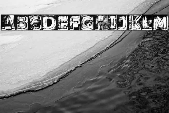 WASHED HANDS PERSONAL USE Regular Font examples