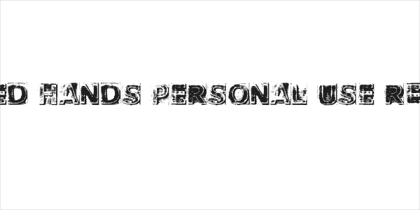WASHED HANDS PERSONAL USE Regular Logo