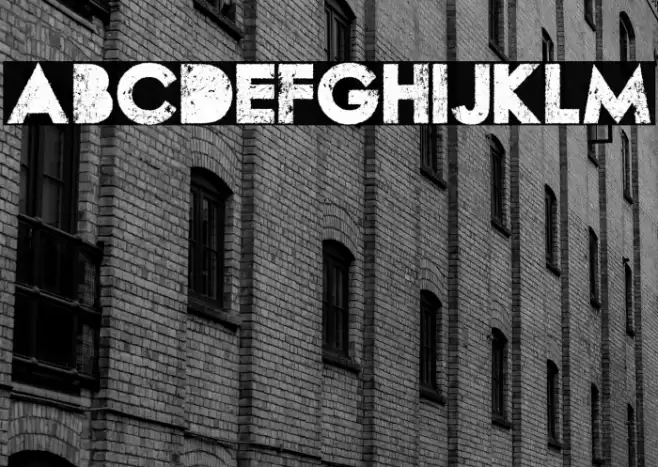 WASTED PERSONAL USE Regular Font examples