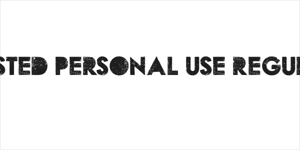WASTED PERSONAL USE Regular Logo