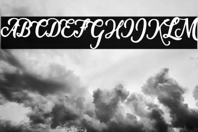 WATERCOLORS CLEAN PERSONAL USE Italic Font examples