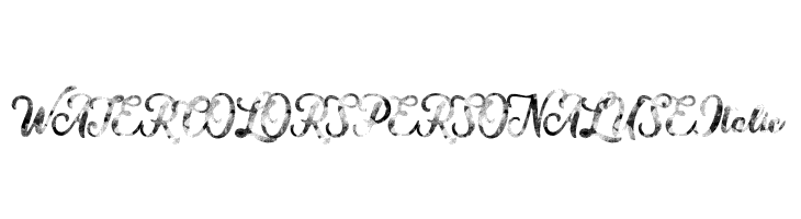 WATERCOLORS PERSONAL USE Italic  Descarca Fonturi Gratis
