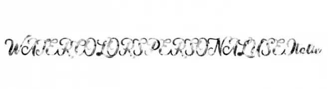 WATERCOLORS PERSONAL USE Italic  Descarca Fonturi Gratis