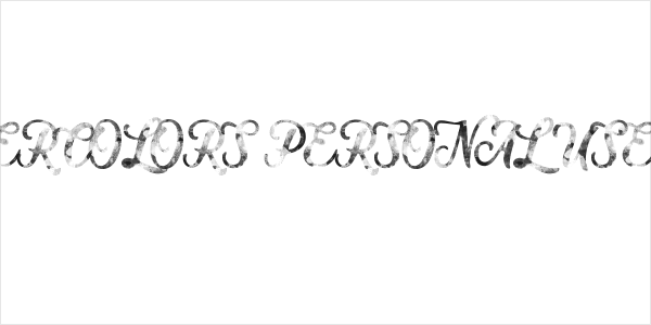 WATERCOLORS PERSONAL USE Italic Logo