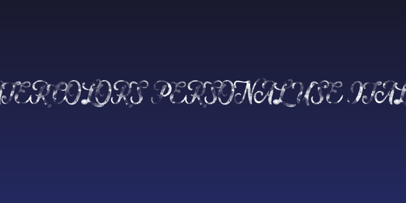 WATERCOLORS PERSONAL USE Italic Social Header