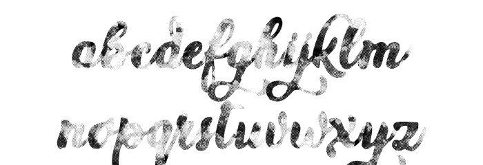 WATERCOLORS PERSONAL USE Italic Font LOWERCASE