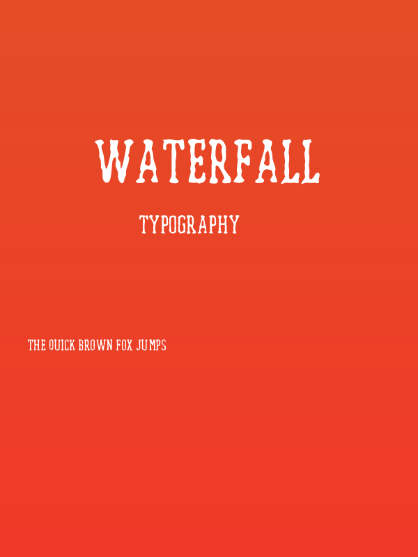 WATERFALL Poster