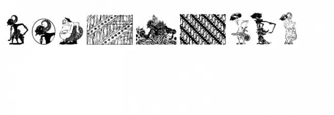 WAYANG of JAVA Шрифта строчной