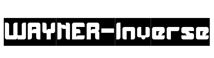 WAYNER-Inverse  font caratteri gratis