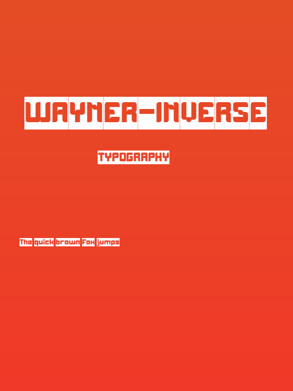 WAYNER-Inverse Poster