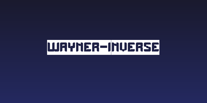 WAYNER-Inverse Social Header