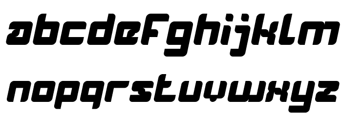 WAYNER Italic Font LOWERCASE