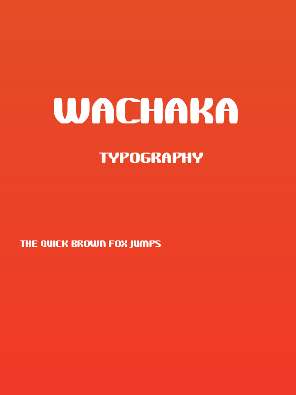 WaChaKa Poster