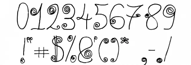 WaaibergSM Font Alte caractere