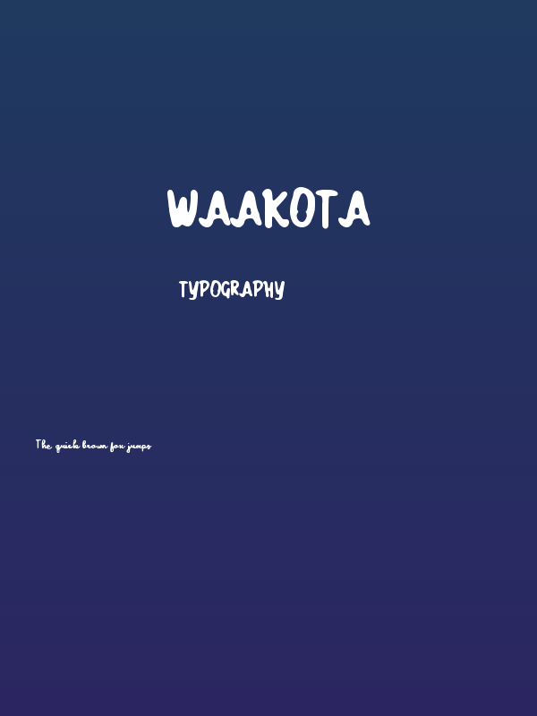 Waakota Poster