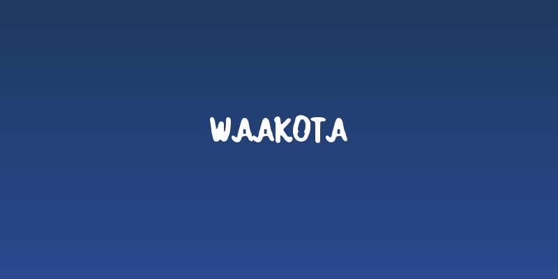 Waakota Social Header