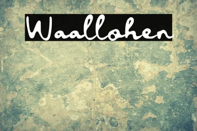 Waallohen Example 1