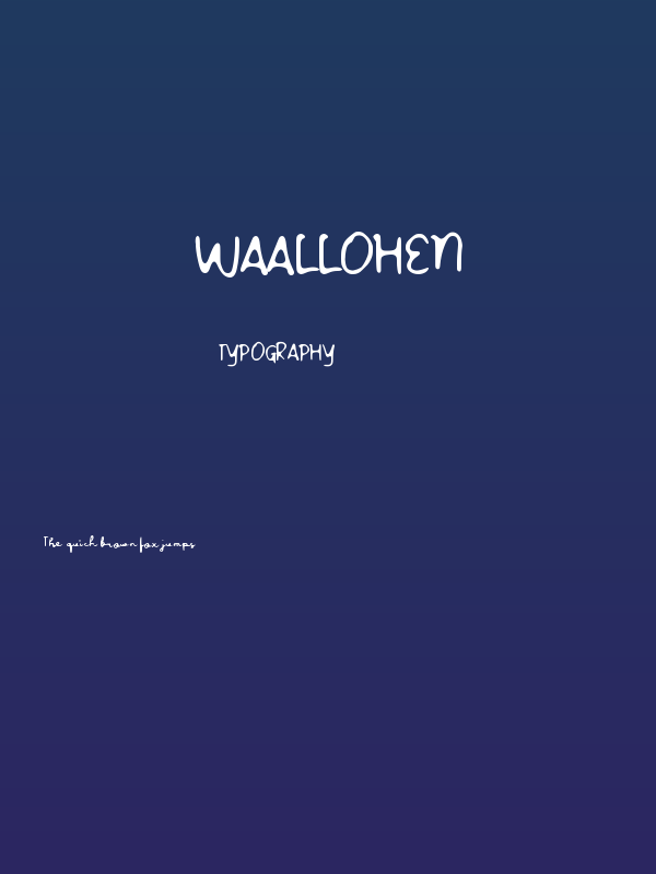Waallohen Poster