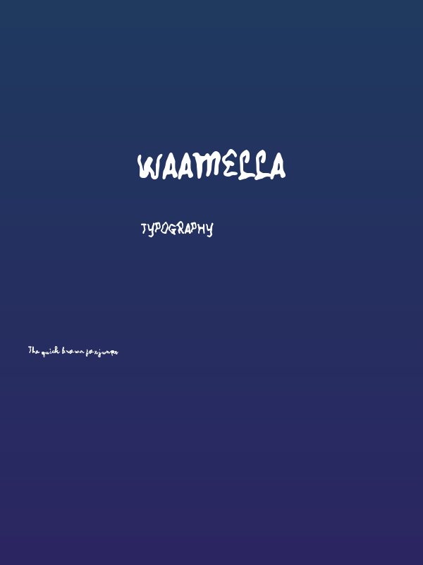 Waamella Poster