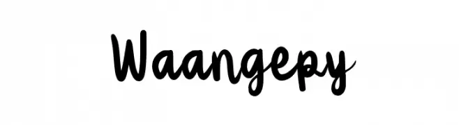 Waangepy Font