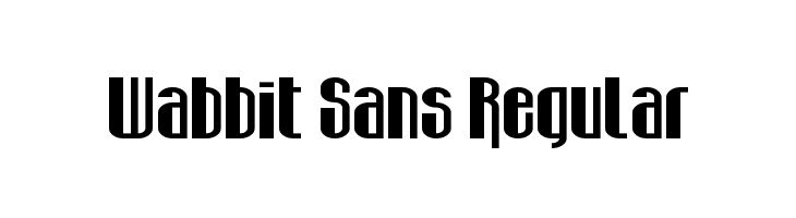 Wabbit Sans Regular Шрифта