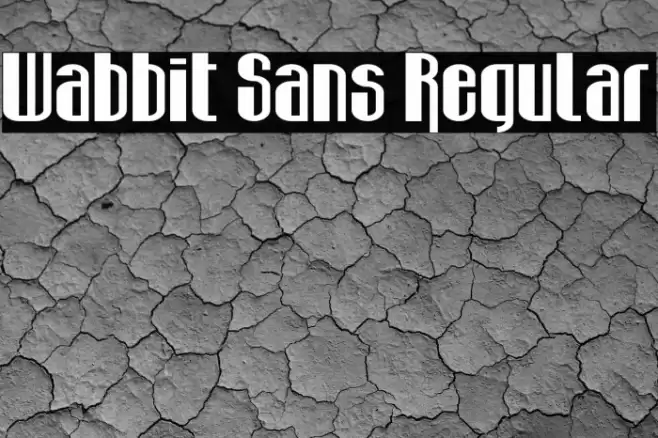 Wabbit Sans Regular Font examples