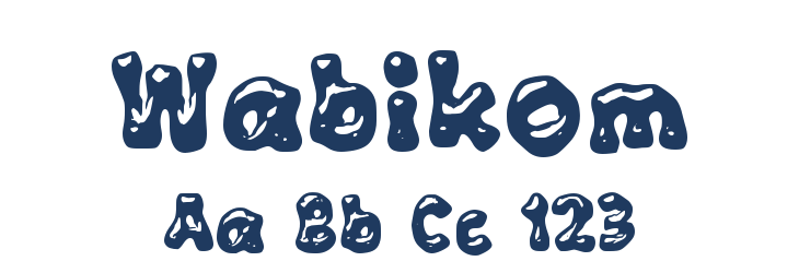 Wabikom Font Preview