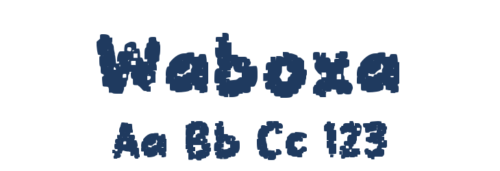 Waboxa Font Preview