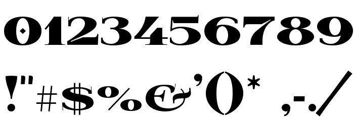 Wabroye Font OTHER CHARS