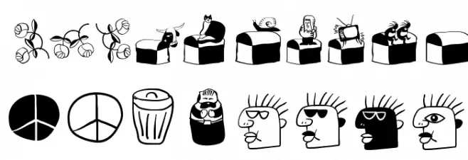 WacObats Font OTHER CHARS