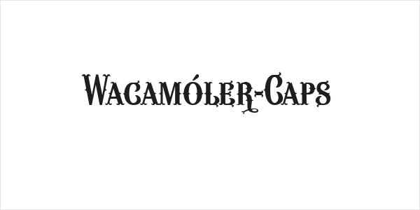 Wacamóler-Caps Logo