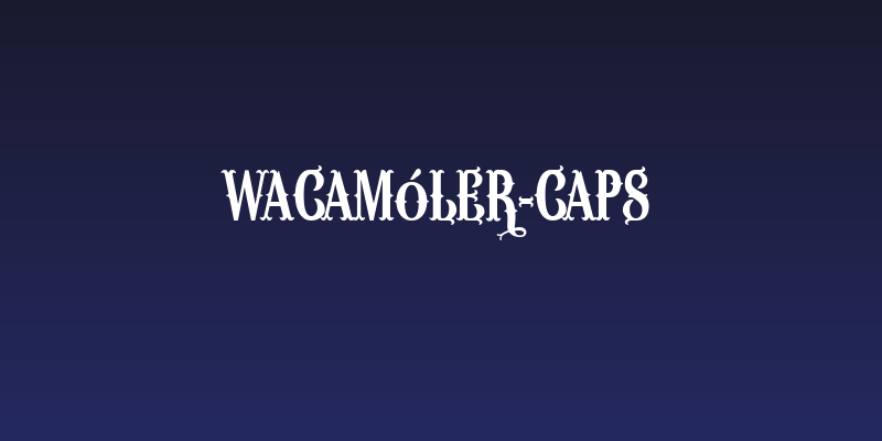 Wacamóler-Caps Social Header