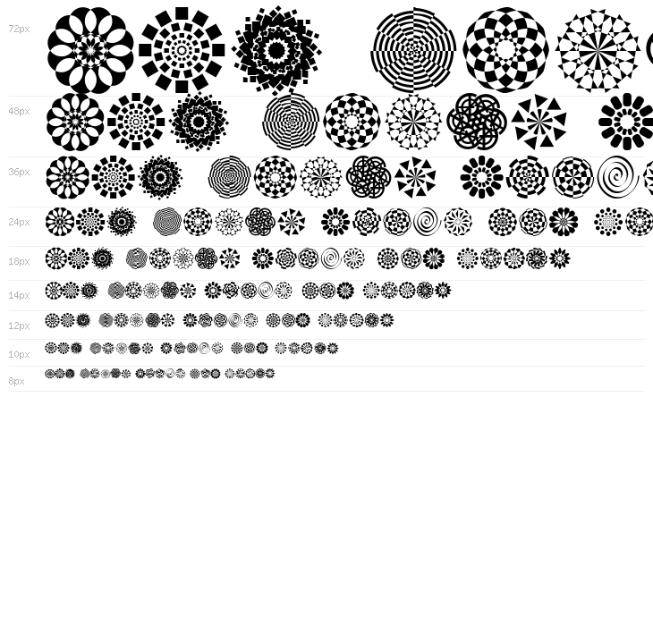 Wach Op-Art Waterfall