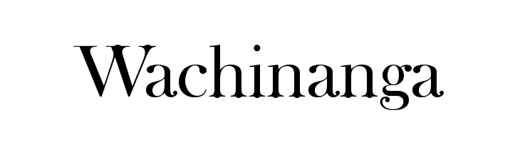 Wachinanga Font