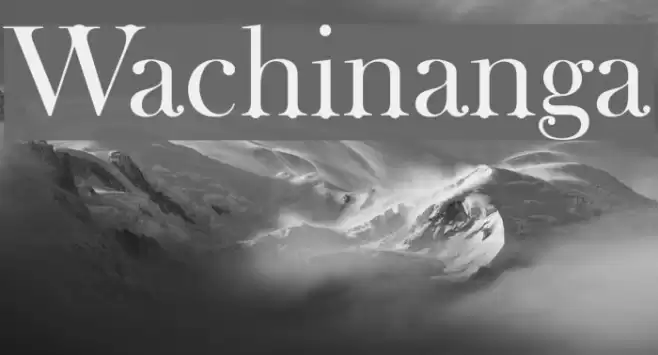 Wachinanga フォント examples