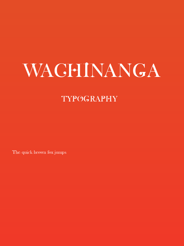 Wachinanga Poster