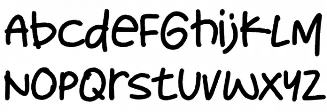 Wacko Guido Demo Font LOWERCASE