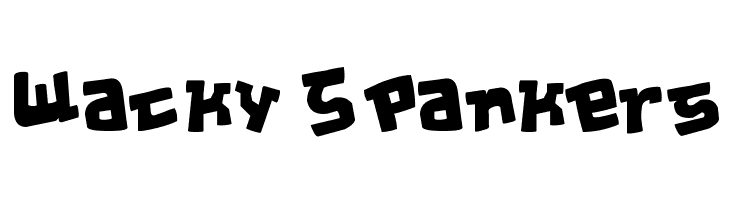 Wacky Spankers Font