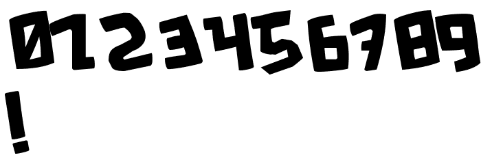 Wacky Spankers Font OTHER CHARS