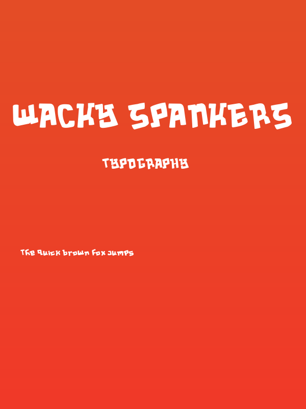 Wacky Spankers Poster