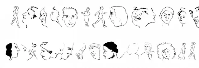 WacoFaces फ़ॉन्ट लोअरकेस