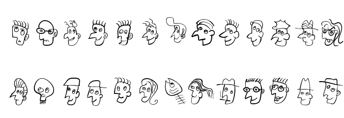 WacoheadsTwo Font LOWERCASE